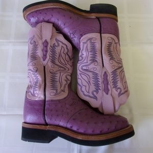 Purple Ladies Western Boots